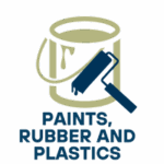 Paints, rubber, and plastics